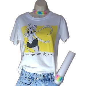 Choker & Cuff Set, Rainbow Heart & Clear Silver Glitter Kandi Kids Perler.